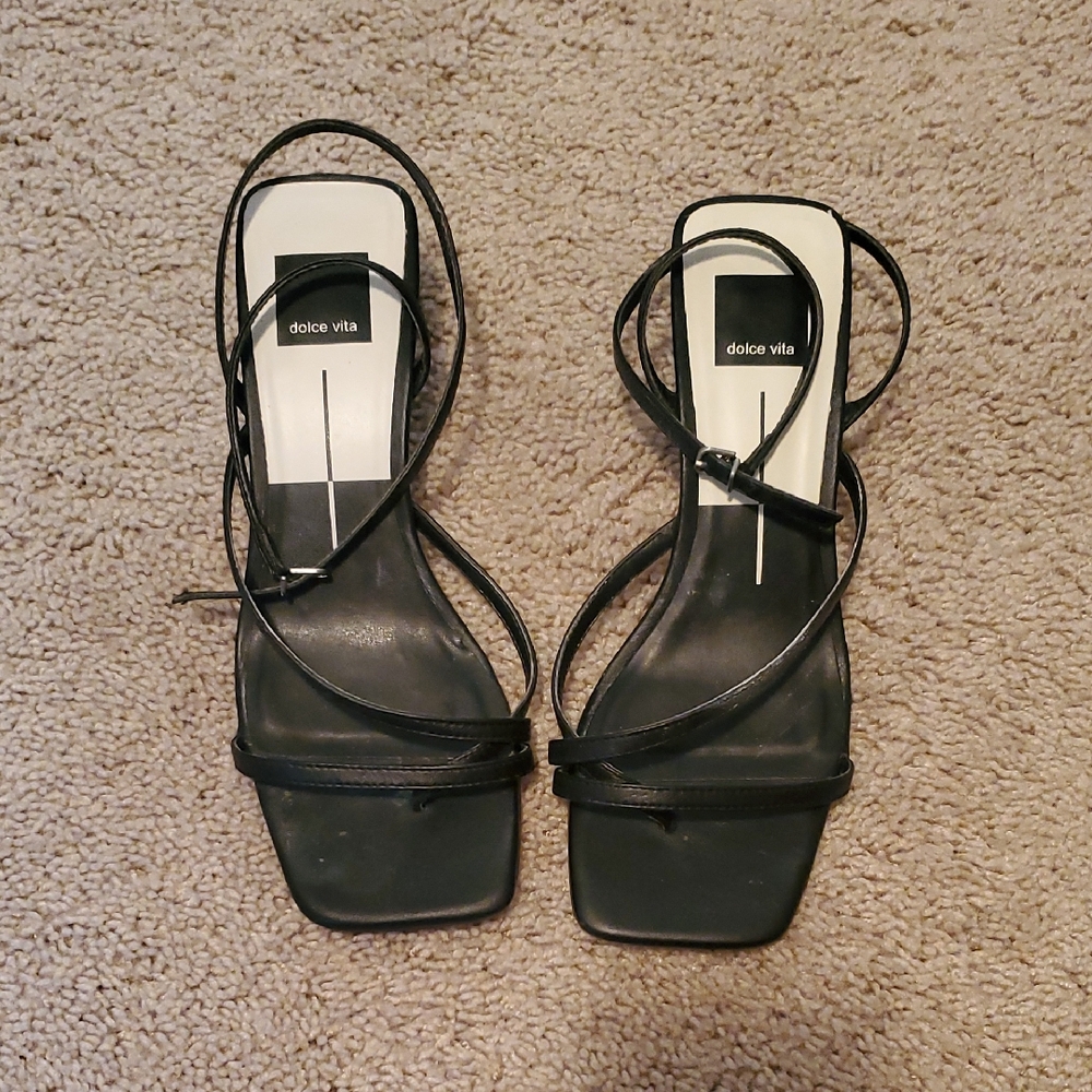 Dolce Vita Black Strappy Sandals